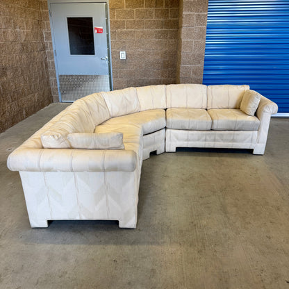 Cream Vintage Thomasville L Sectional