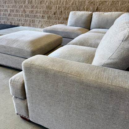 Light Gray Costco L Sectional w/Ottoman