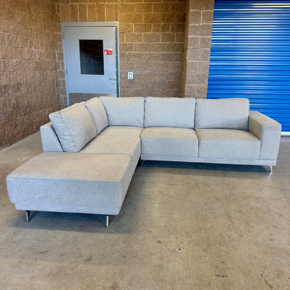 Beige L Sectional